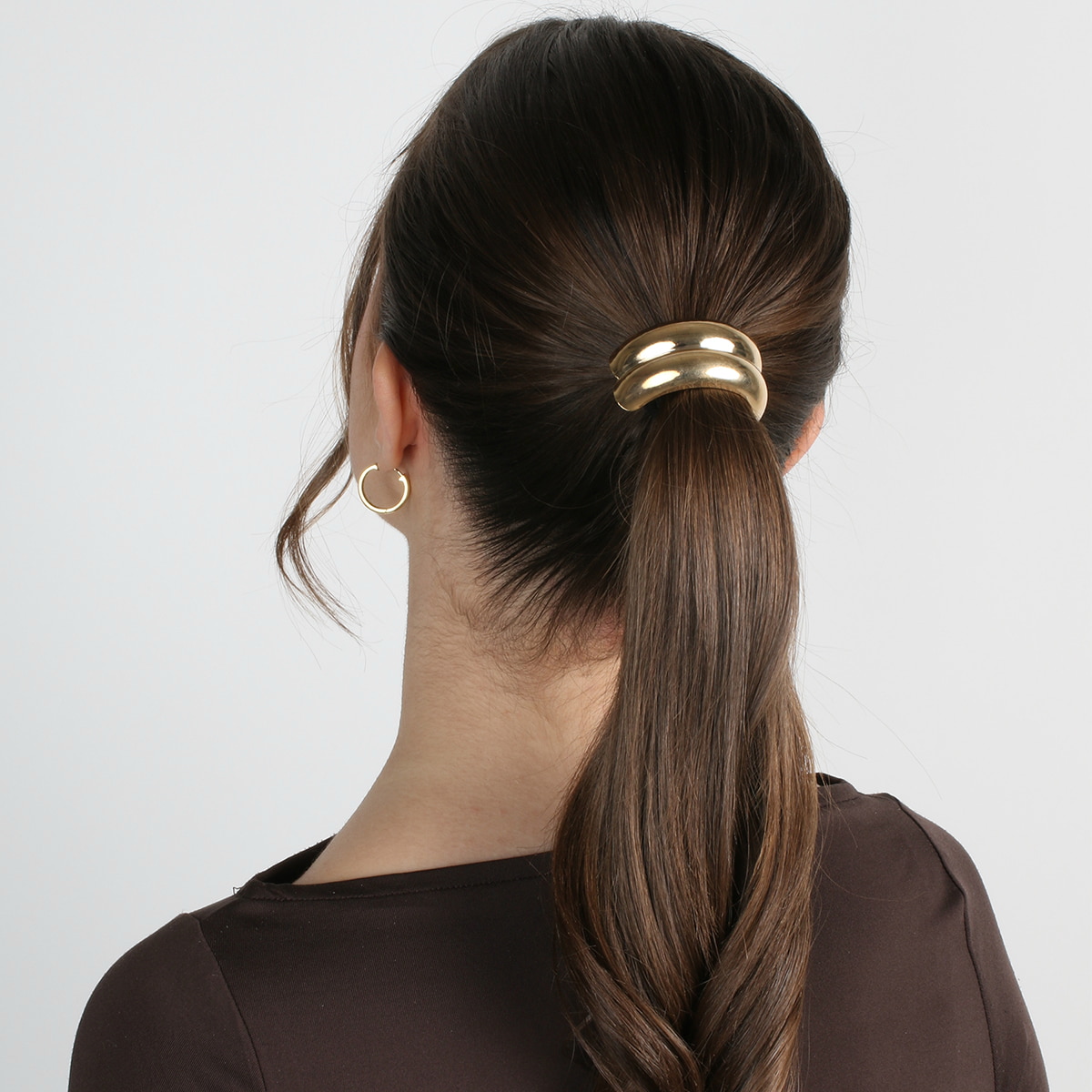 Set D’Élastiques Cheveux - Or, Bordeaux, Beige