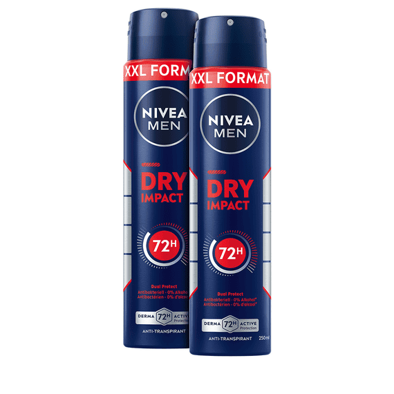Dry Impact Deo Spray Male XXL Duo