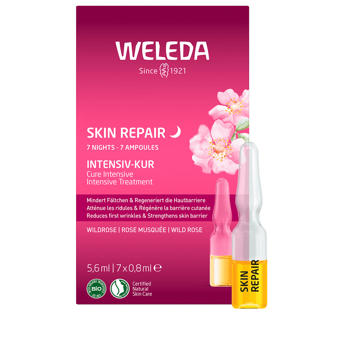 Trattamento Intensivo Riparatore della Pelle Rosa Selvatica