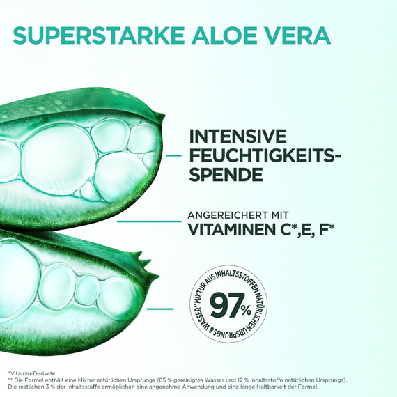 Feuchtigkeitsspendes Aloe Vera Hair Food 3in1 Maske