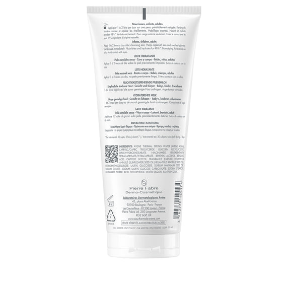 Lait hydratant