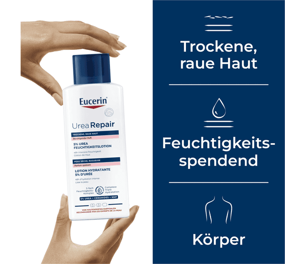  5% Urea Feuchtigkeitslotion mit beruhigendem Duft