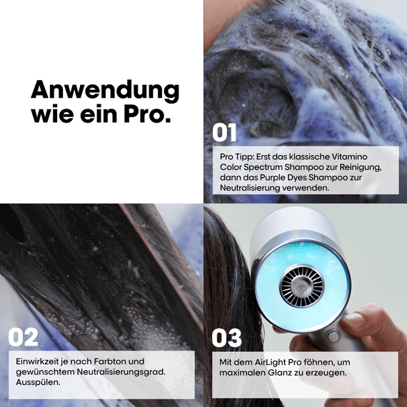 Vitamino Color Spectrum Purple Dyes Neutralizing Shampoo