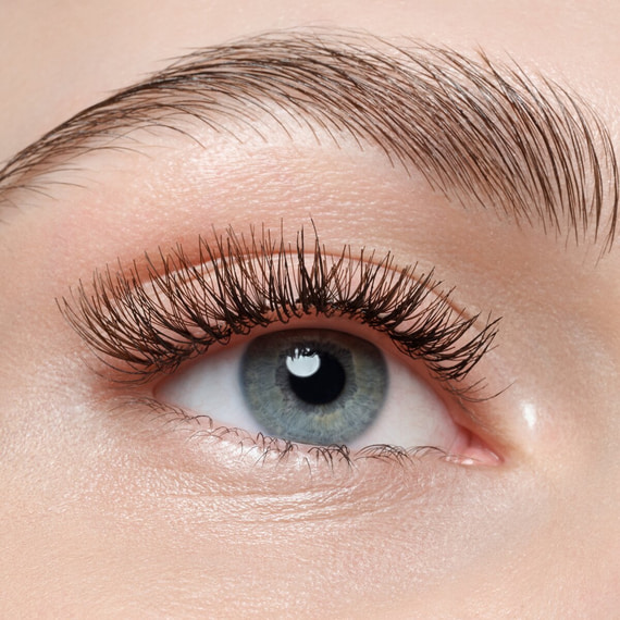 Faked Brown Cluster Lashes