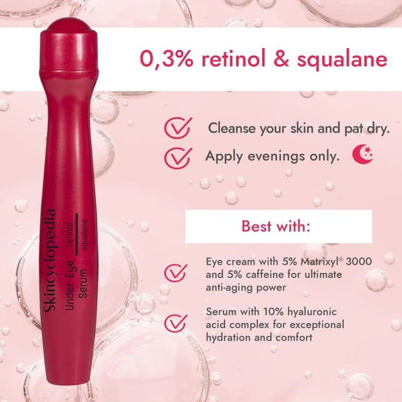 Roll-On Under-Eye Serum with Retinol & Squalane