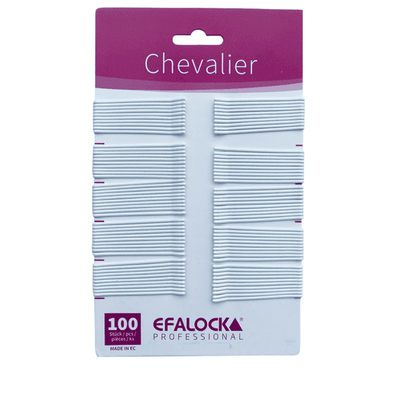 Chevalier Haarklemmen 5 cm Weiss 100 Stk.