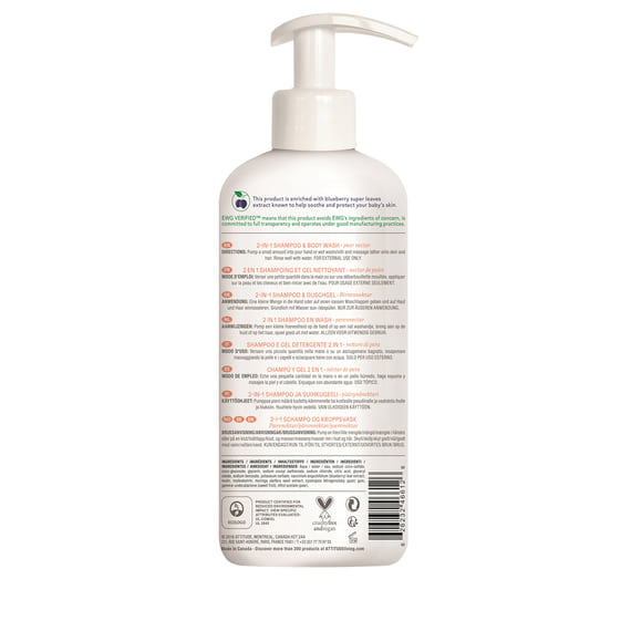 Shampooing & gel douche 2-en-1 nectar de poire