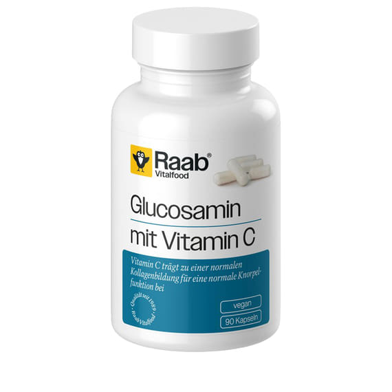 Glucosamine avec des capsules de vitamine C