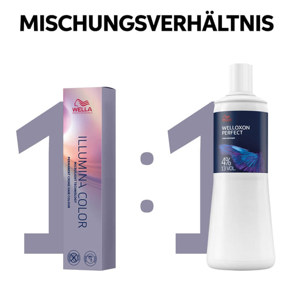 Permanent hair colour cream