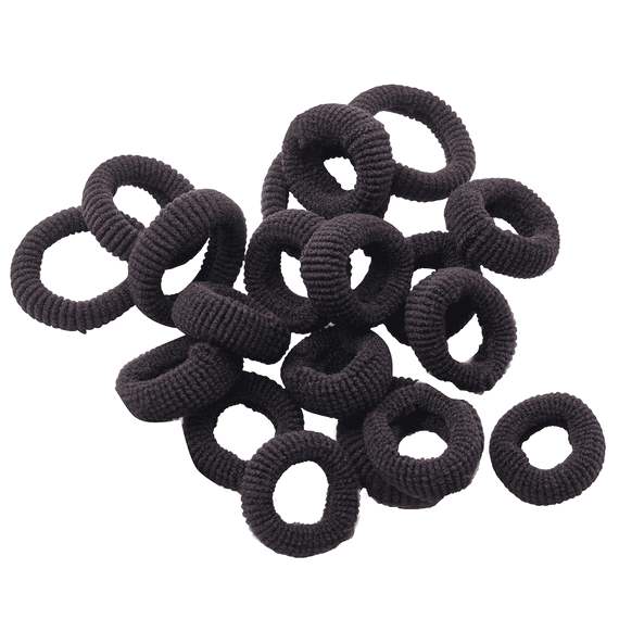 Gommes à Cheveux pour Enfants Frottée, Ø 20 mm, 20 pcs.