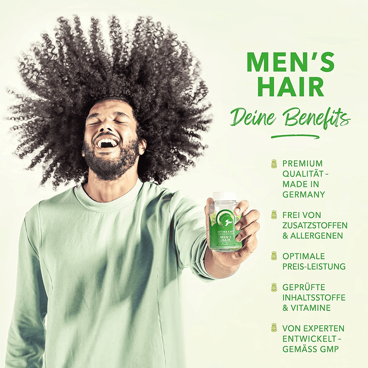 Vitamine per capelli per gli uomini