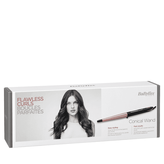 Curling Iron Rose Quartz Conical C454E