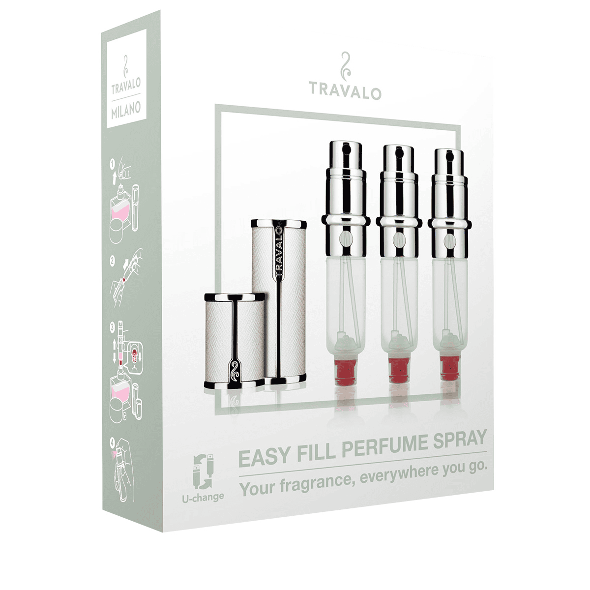 Parfümzerstäuber White Set