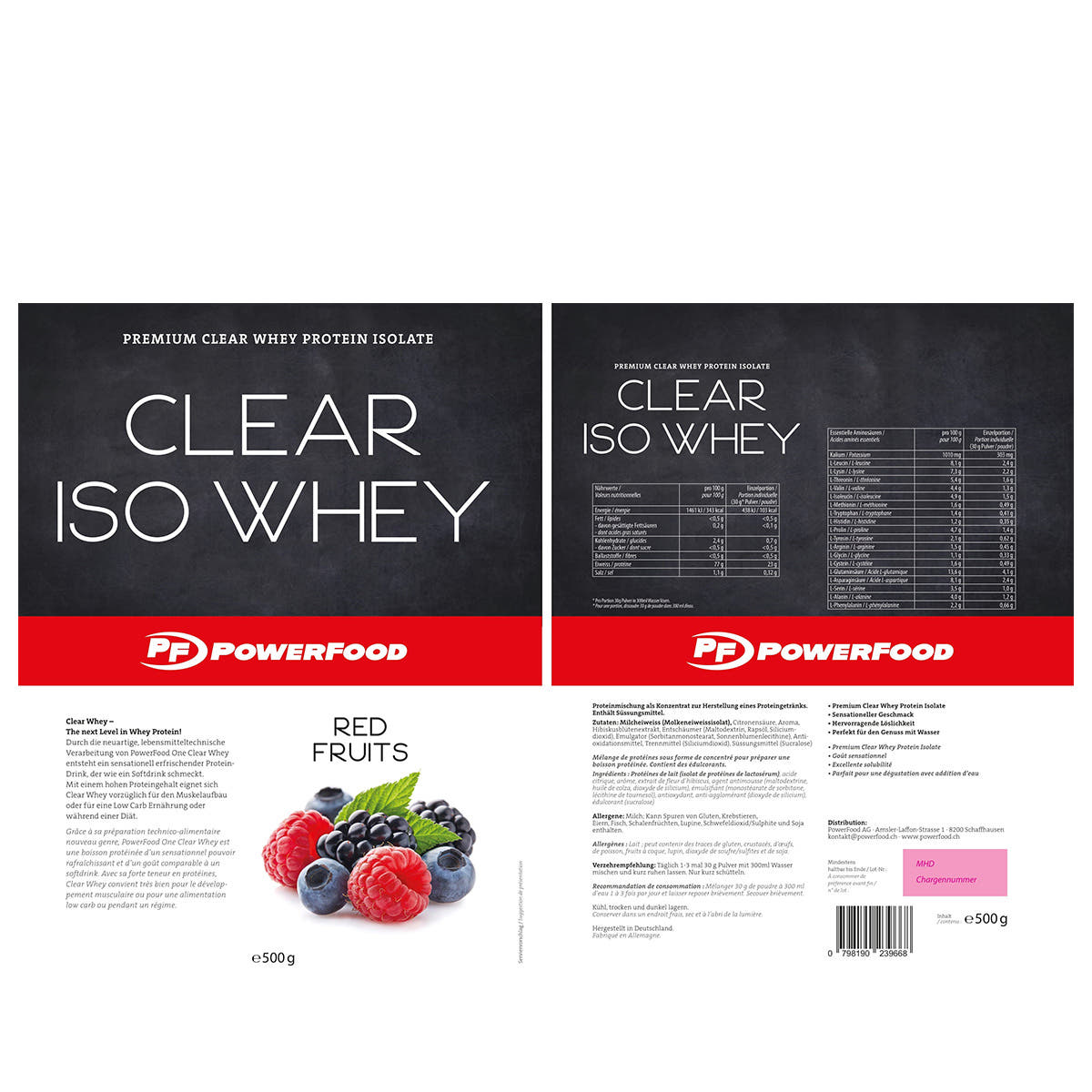 Clear Iso Whey Red Fruits
