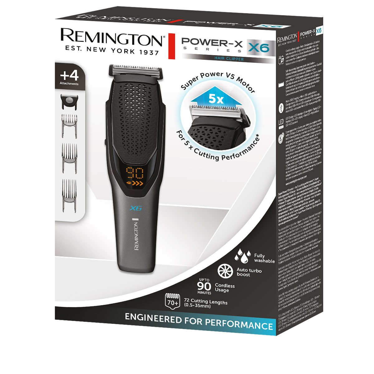 HC6000 Hair Clipper E51 X6 Power-X Series HairClipper