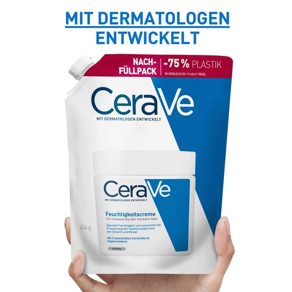 Feuchtigkeitscreme für trockene Gesichts- und Körperhaut - Refill