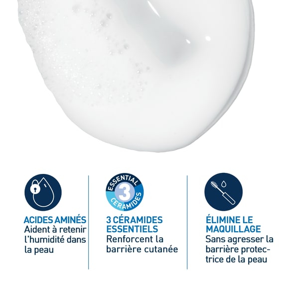 Crème Moussante Nettoyante pour Peaux normales à sèches