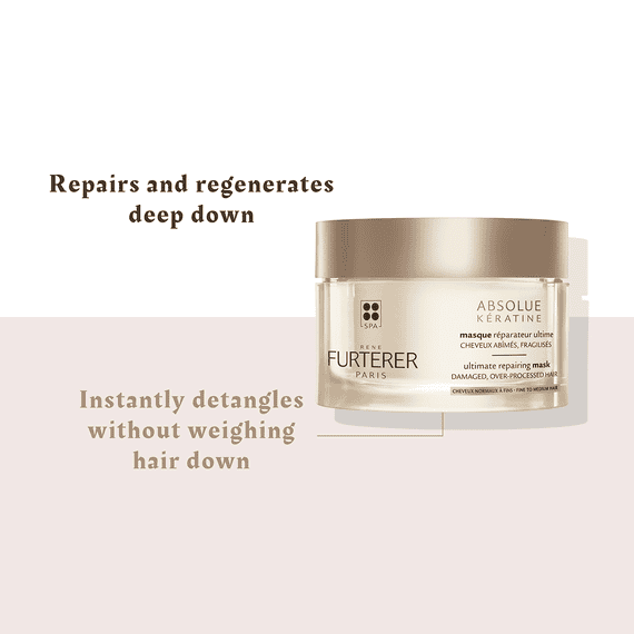 Aufbauende Keratin-Maske für geschädigtes, brüchiges Haar
