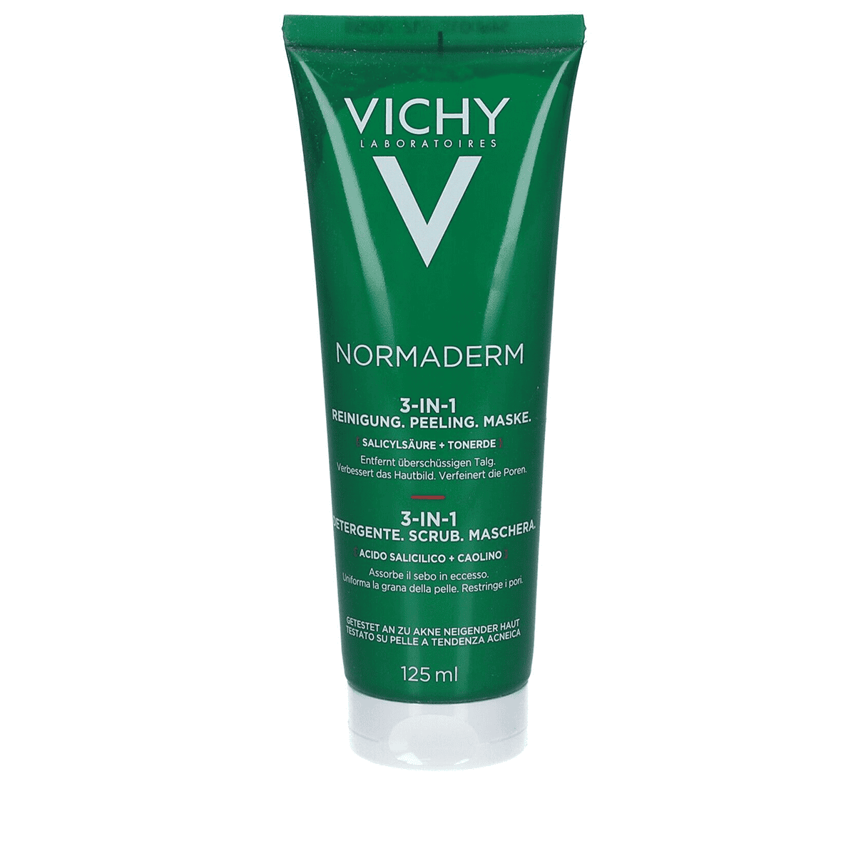 Crema detergente 3 in 1 + esfoliante + maschera