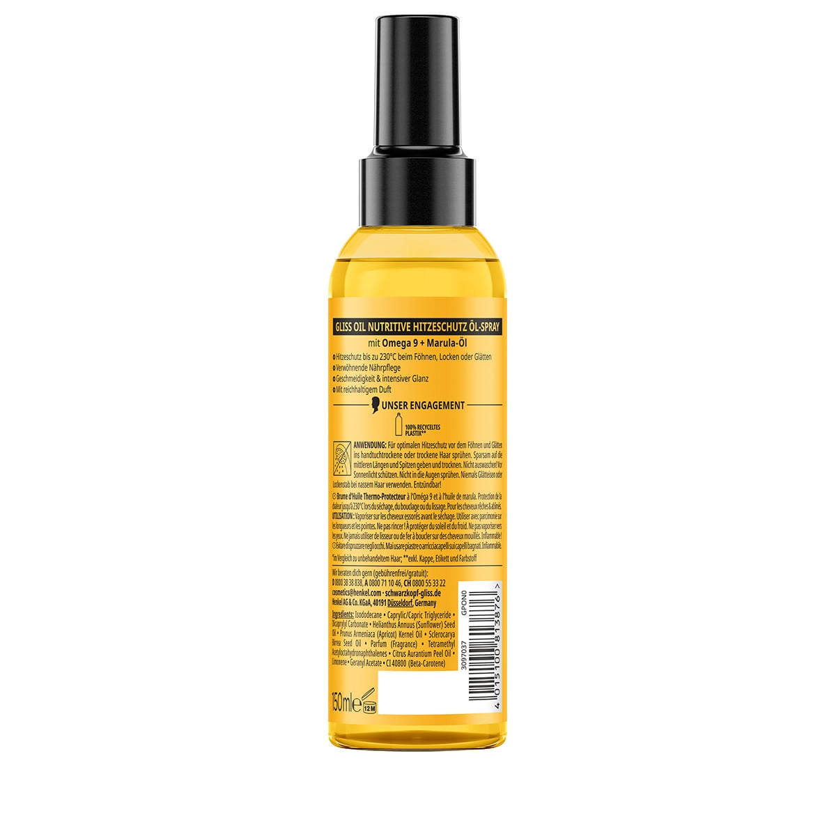 Heat Protection Oil Spray Oil Nutritive