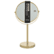 Make-up Mirror - gold, x1 and x2