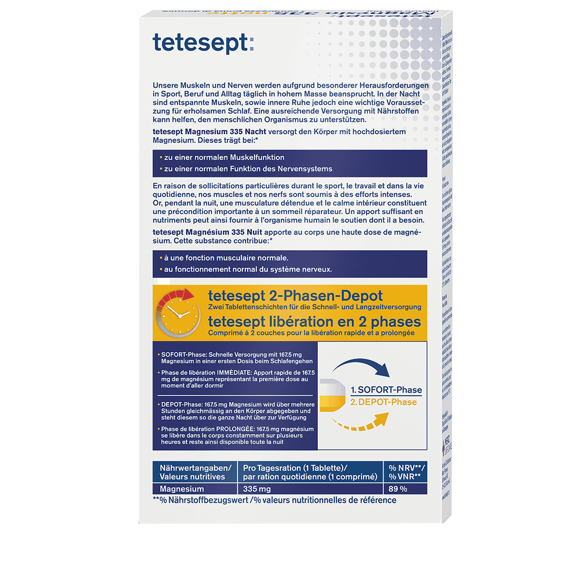 Magnesium 335 Nacht - 30 Depot Tabletten