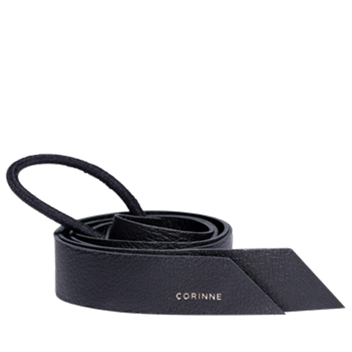 Leather Band Long Black