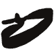 Leather Hairband Wire Black