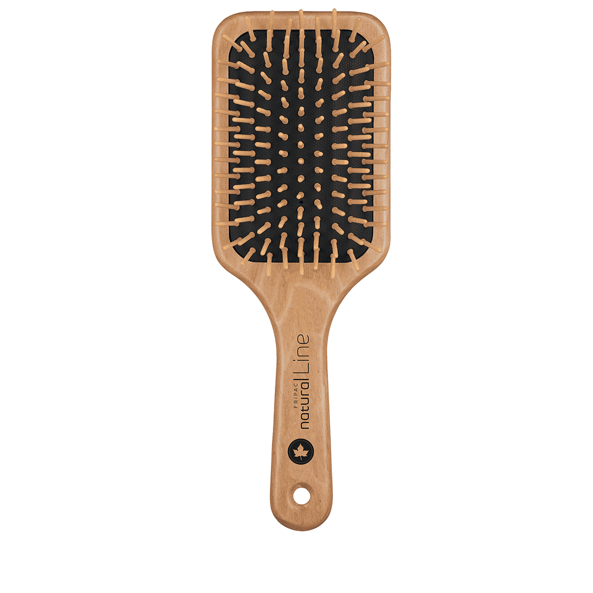 Natural Line Brosse en bois d'érable, plate à 9 rangs