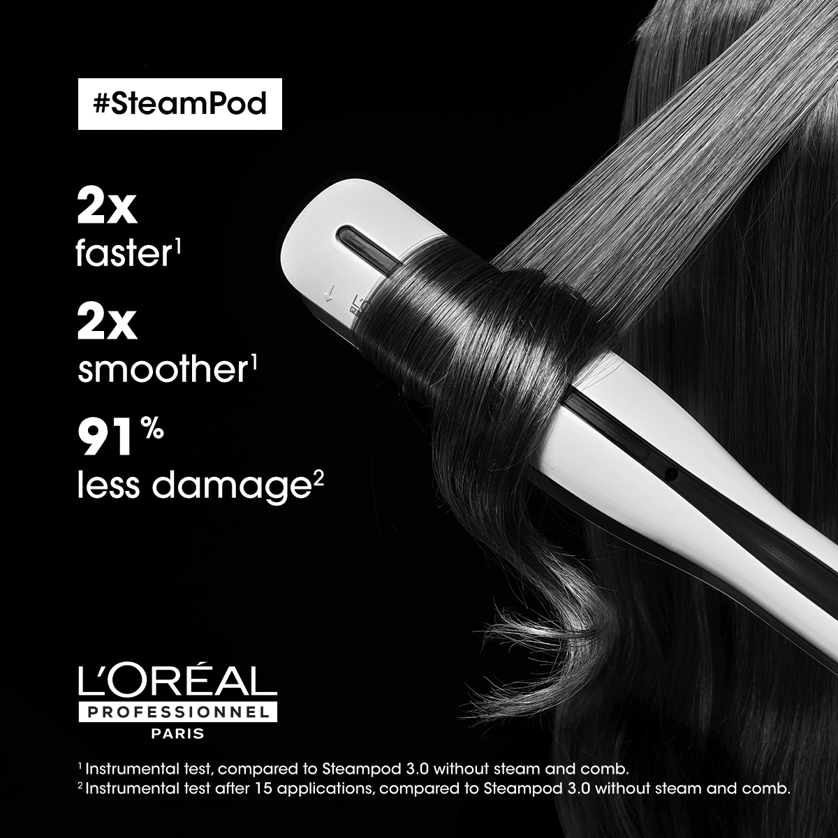 Steampod 3.0 Hair Straightener with Steam