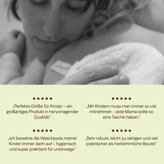 Wiederverwendbare Kosmetikbag - Kids Grey
