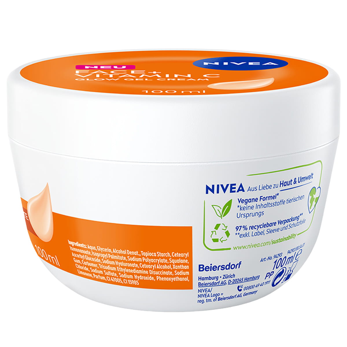 Face+ Vitamin C Glow Gel Cream