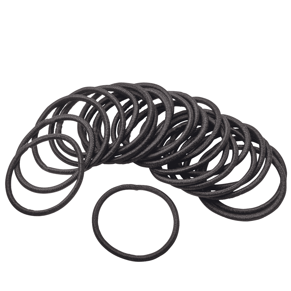 Hair Elastics, Thin, Ø 30 mm, 24 pcs.