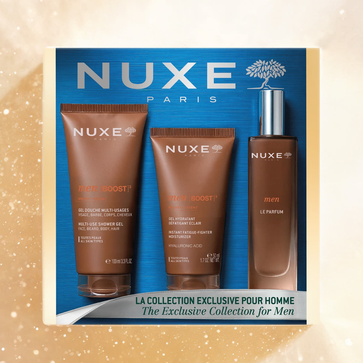 Christmas Gift Set NUXE MEN [BOOST]³ The Exclusive Collection for Men