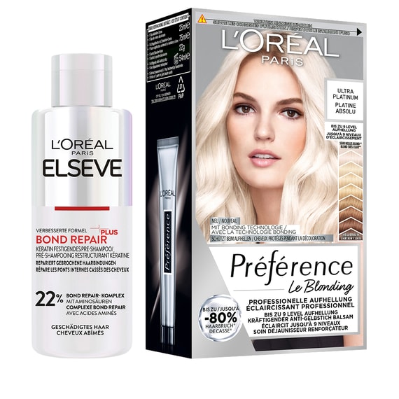 Le Blonding 9L Ultra Platinium + Treatment Bond Repair Set