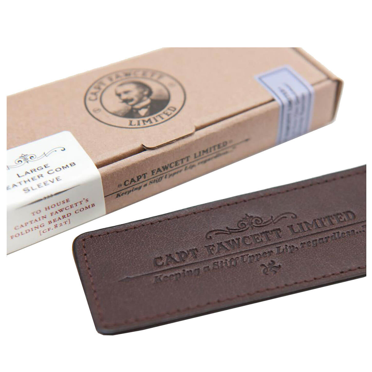 Leather Case for Beard Comb (Lederetui)