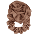 Scrunchie mit Rose - Braun