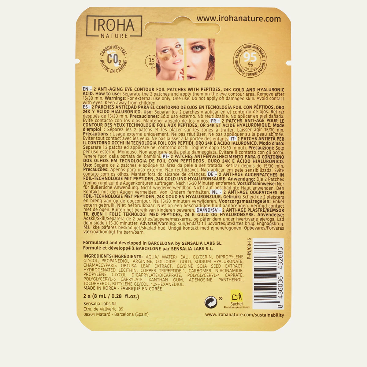 Gold Anti-Age Firming Eye Contour Patches