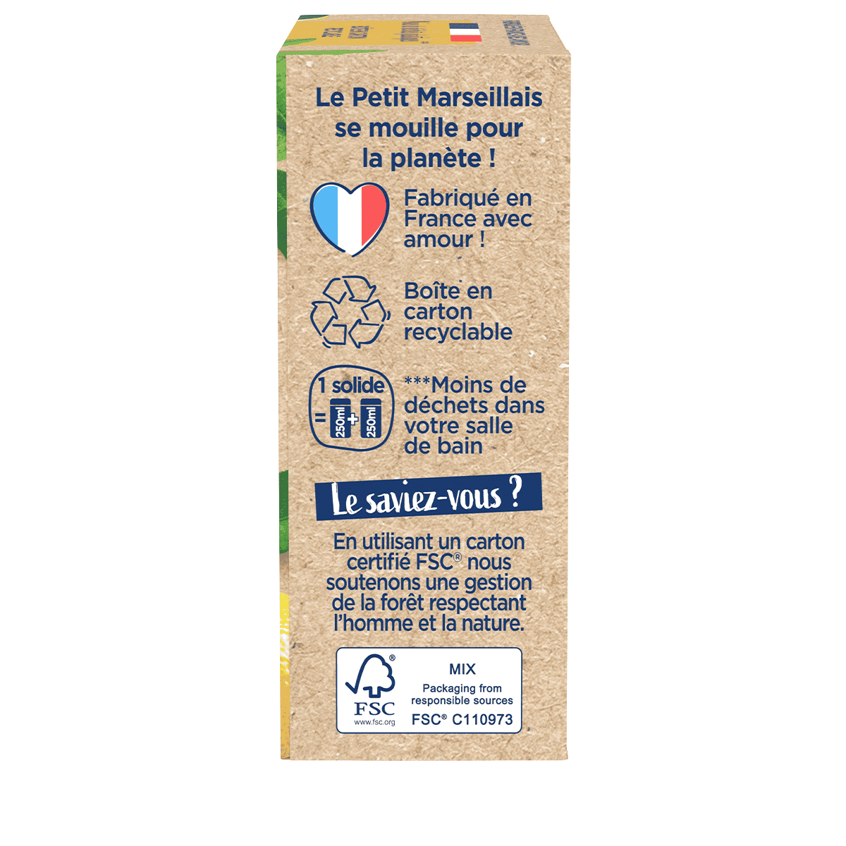 Cube de Douche 3 en 1 Erveine & Citron