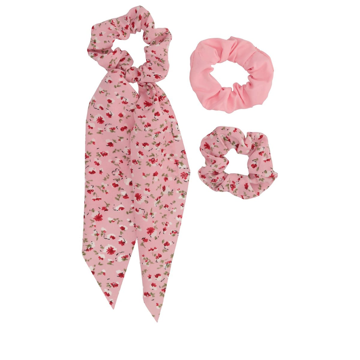 Three-Pack Scrunchie – Rosa