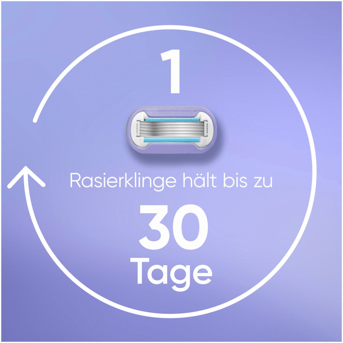Extra Smooth Swirl Rasierer mit 1 Klinge & Duschhänger