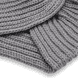 Knitted turban cap, grey