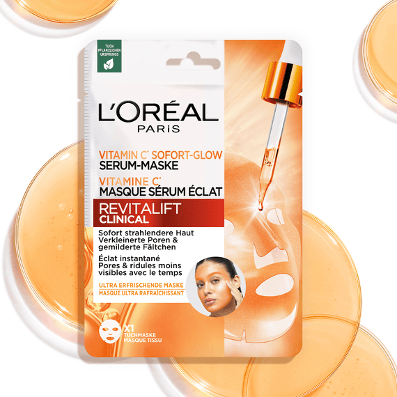 Clinical Masque Tissue à la Vitamine C éclat immédiat