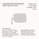 Wiederverwendbare Kosmetikbag - Kids Grey