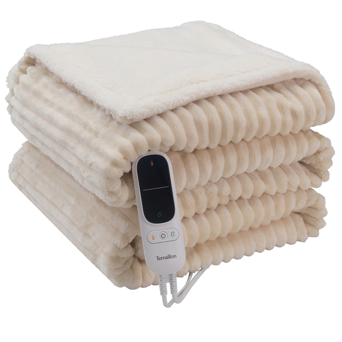 Couverture Chauffante Koomy Creme
