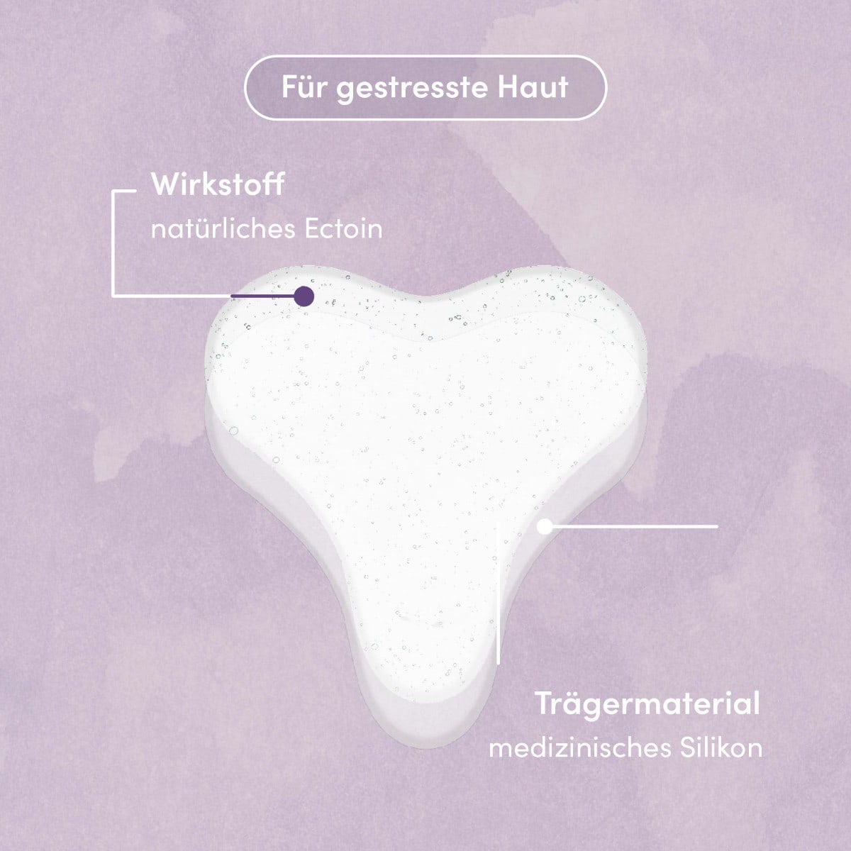 Wiederverwendbares Dekolleté Pad mit Ectoin