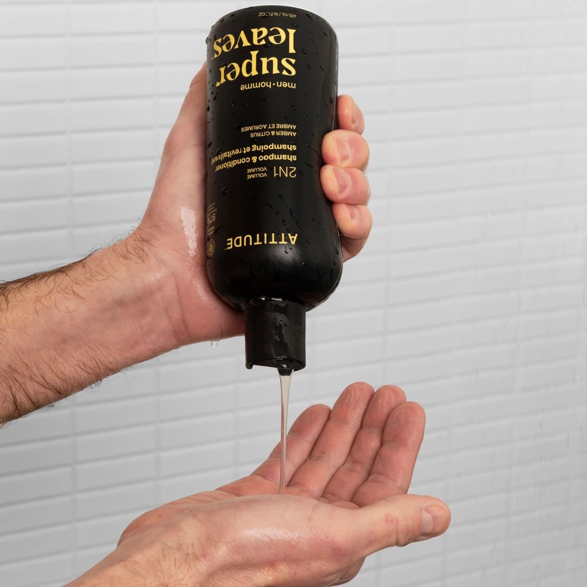 Shampoo & balsamo 2 in 1 volume ambra & agrumi