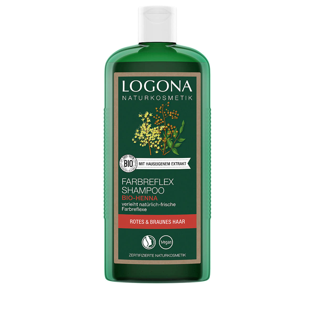 Colour Reflex Shampoo Organic Henna - red-brown