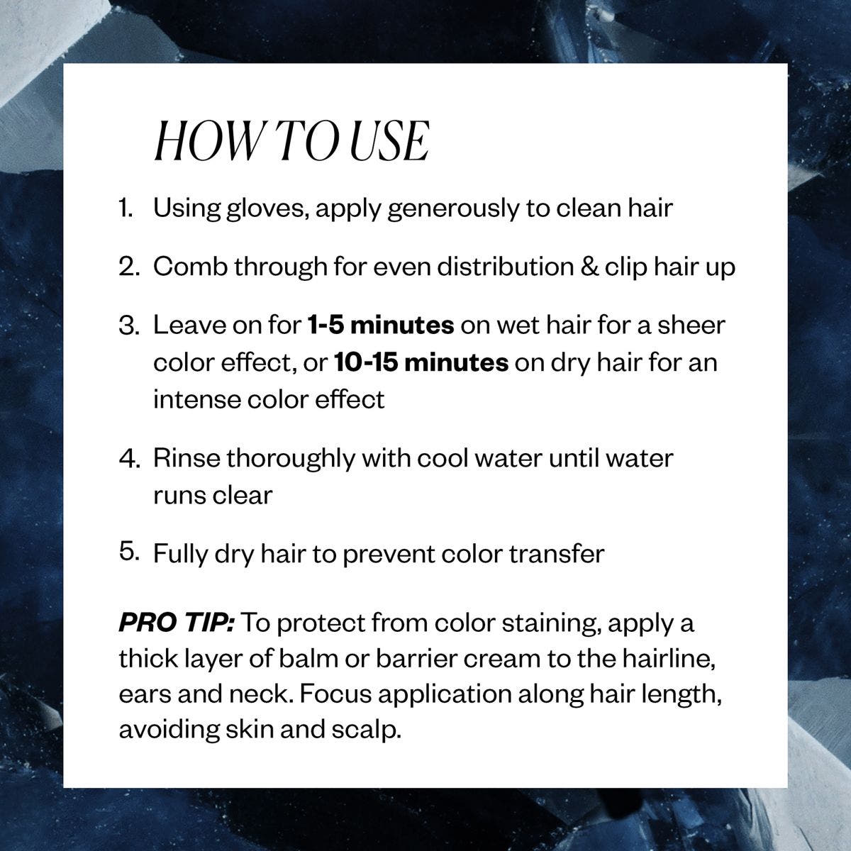 Color Depositing Mask