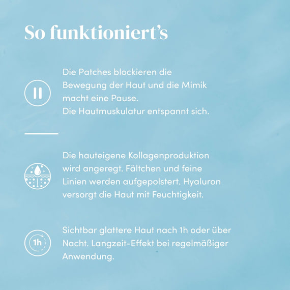 Gesicht Patches mit Hyaluron - Mini
